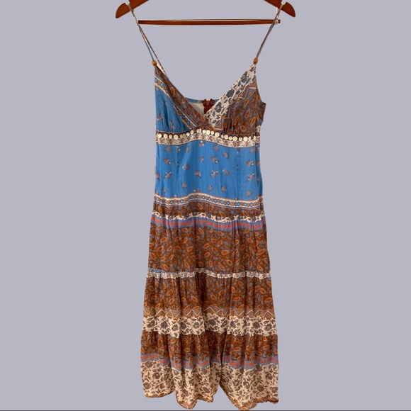 Boho Beaded Midi Dress - Twenty One - Picture 1 of 5